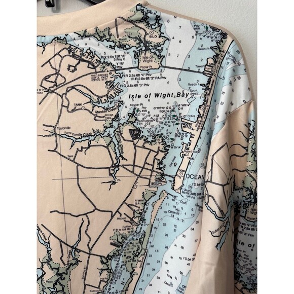 TOP DECK GEAR OCEAN CITY & CHINCOTEAGUE BAY LS TEE LARGE NWT - Picture 6 of 8
